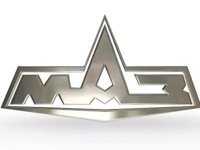 maz logo 3D model