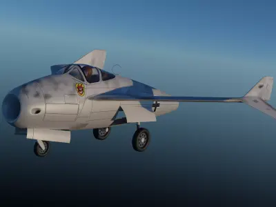 Blohm und Voss BV 212 in Winter Camoflage 3D model