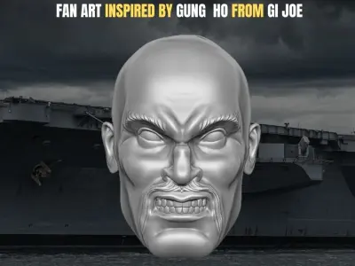 Gung Ho Collection Fan Art Heads 3D print model