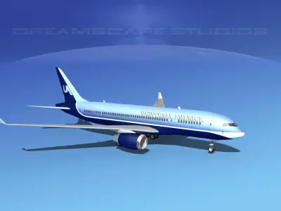 Boeing 787-8 Universal 3D model