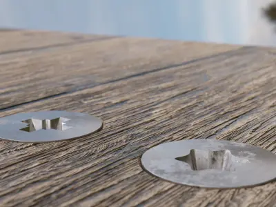 screws and bolts 3D model