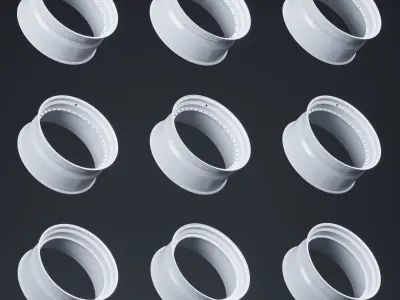 3 PIECE WHEELS ASSEMBLY PACKAGE VOL 1 Low-poly 3D model