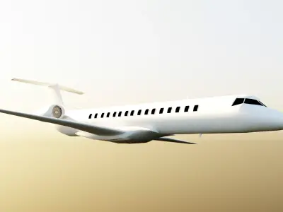 Embraer ERJ-145 3D model
