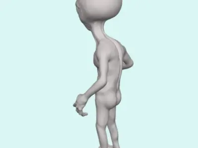Alien Sculpt 3D print model