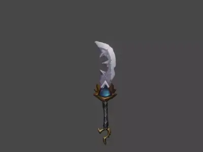 Zeloeman Sword A 11 Low-poly 3D model
