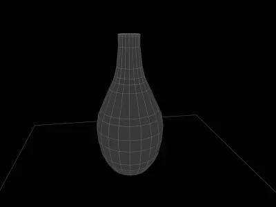 vase01 Low Poly Textured Free low-poly 3D model