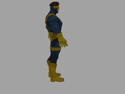 Scott Summers Cyclops Classic Low-poly 3D model