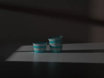 ICECREAM BOX 3D model Low-poly 3D model