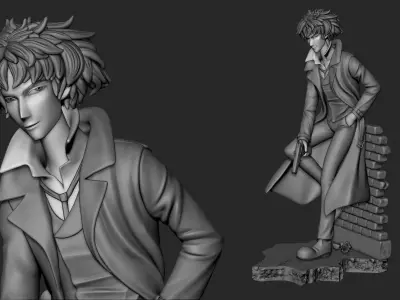 Spike spiegel   3D print model