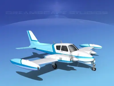 Cessna 310 V01 3D model
