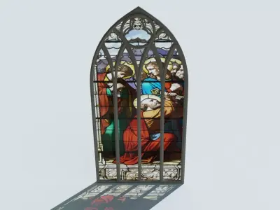 Gothic Window 3D model