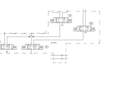 Hydraulic manifold for 200 bar pressure 3D model