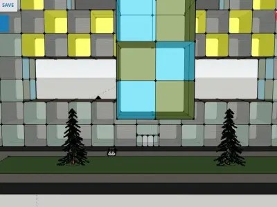 Tangle Complex Low-poly 3D model