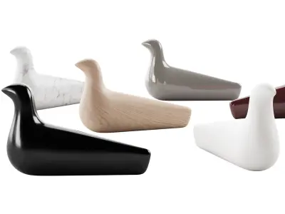 018 Vitra LOiseau bird by Ronan and Erwan Bouroullec  3D model