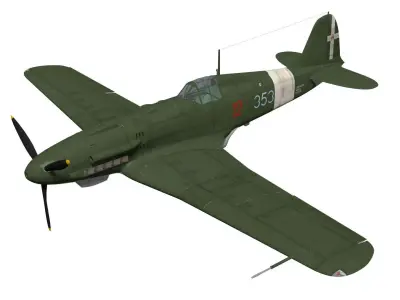 Fiat G55 Centauro  Serie0 3D model
