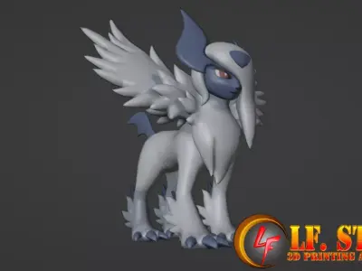 Pokemon Mega Absol 3D model