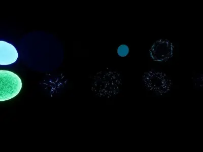 EMP FX 10 Niagara VFX Free 3D model