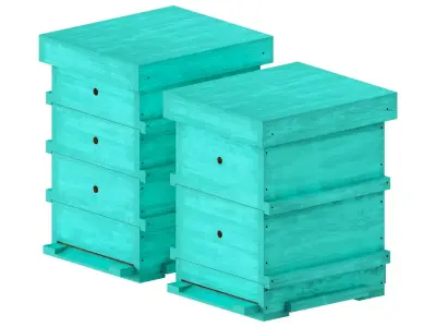 Beehive combination 3D model