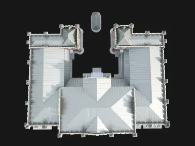 Queen Anne style building 3D model