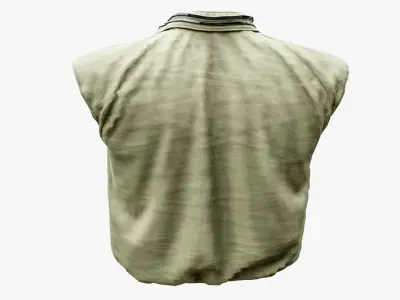 Fishing Vest Low-poly 3D model