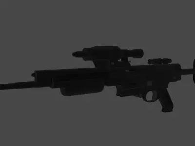 Star Wars A280C A295 Rebel Blaster Low-poly 3D model