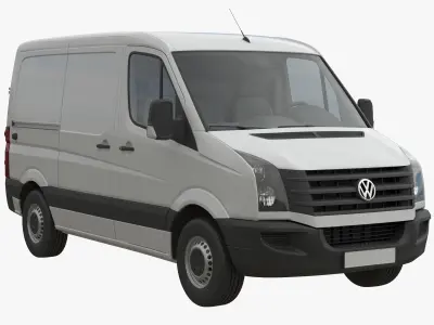 VW CrafterVan 2011 L1H1 3D model