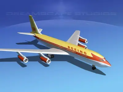 Boeing 707-320 3D model