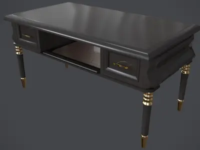 Desk 3D model purchase