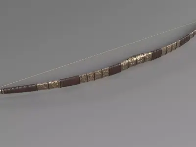 PHOTOREALISTIC HISTORICAL BOW 3D model