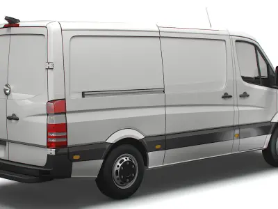 Freightliner Sprinter Van L2H1 2009 3D model