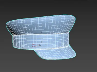 funny military hat Free 3D model