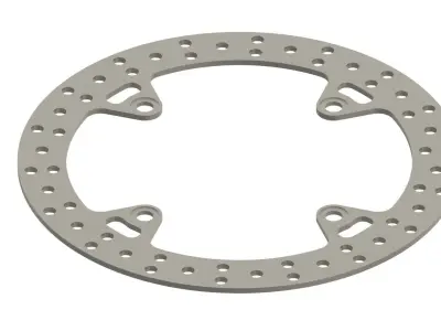 Brake disc TRW MST204 3D model