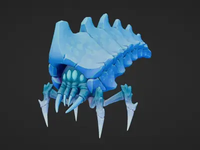 Sea Skuttle Low-poly 3D model