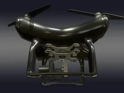 Drone - Quadcopter  3D model