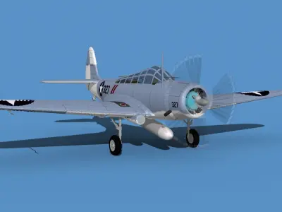 Douglas TBD-1 Devestator V10 3D model