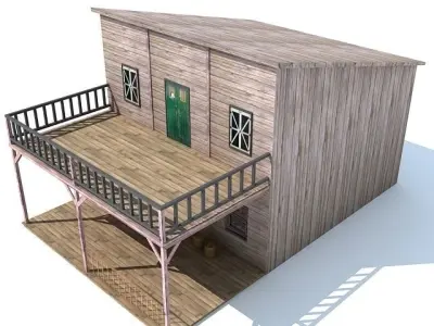 Western House 2 3D model