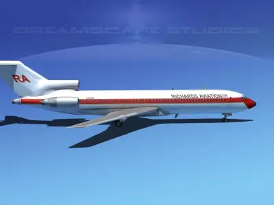 Boeing 727-200 Richards Aviation 3D model
