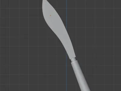 Knife steel weapon handle wood low-poly for free Free 3D model