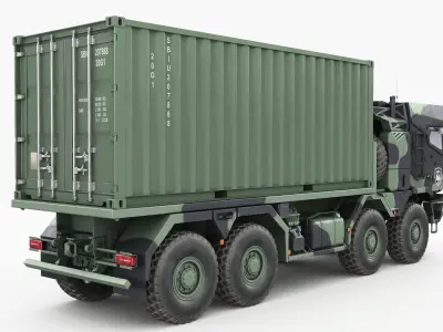 RMMV HX3 Container Truck 3D model