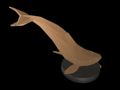 Parametric Blue  Low-poly 3D model