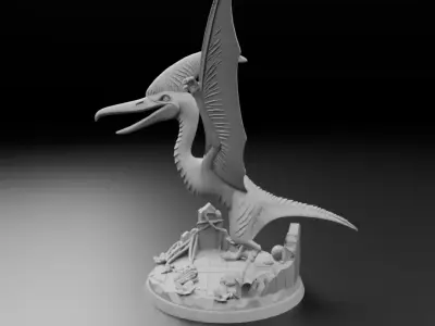 pterodactyl 3D print model