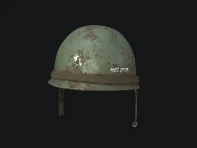 WW2 US Army Helmet PACK 3D Model Collection