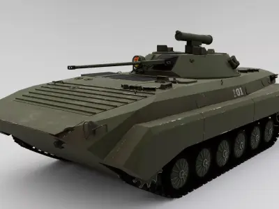 BMP-2 Low-poly 3D model