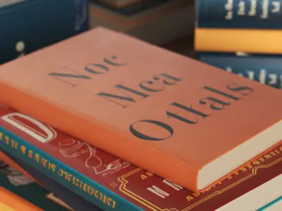 Pile of Books 3D model