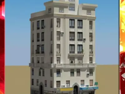 Building apartment 3D model
