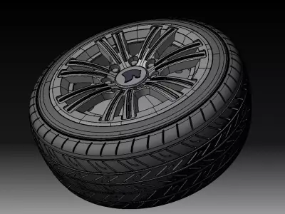 IKCO Wheel Concept by Free 3D model