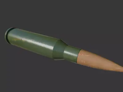 5-45x39 Ammo Free low-poly 3D model
