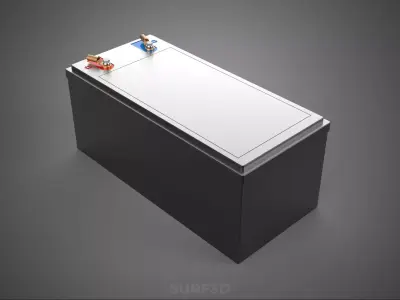 STANDARD INDUSTRIAL BATTERY DC VOLT POWER SUPPLY ENERGY STORAGE 3D model