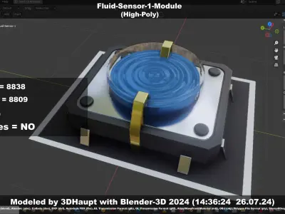 Fluid-Sensor-1-Module 3D model