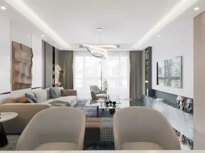 Modern Home Restaurant 3D model